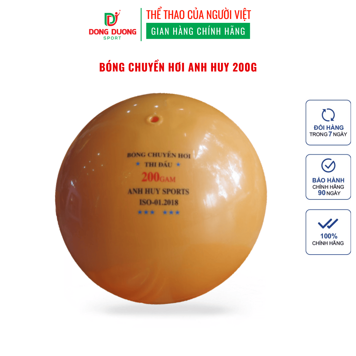 bóng chuyền hơi anh huy 200g